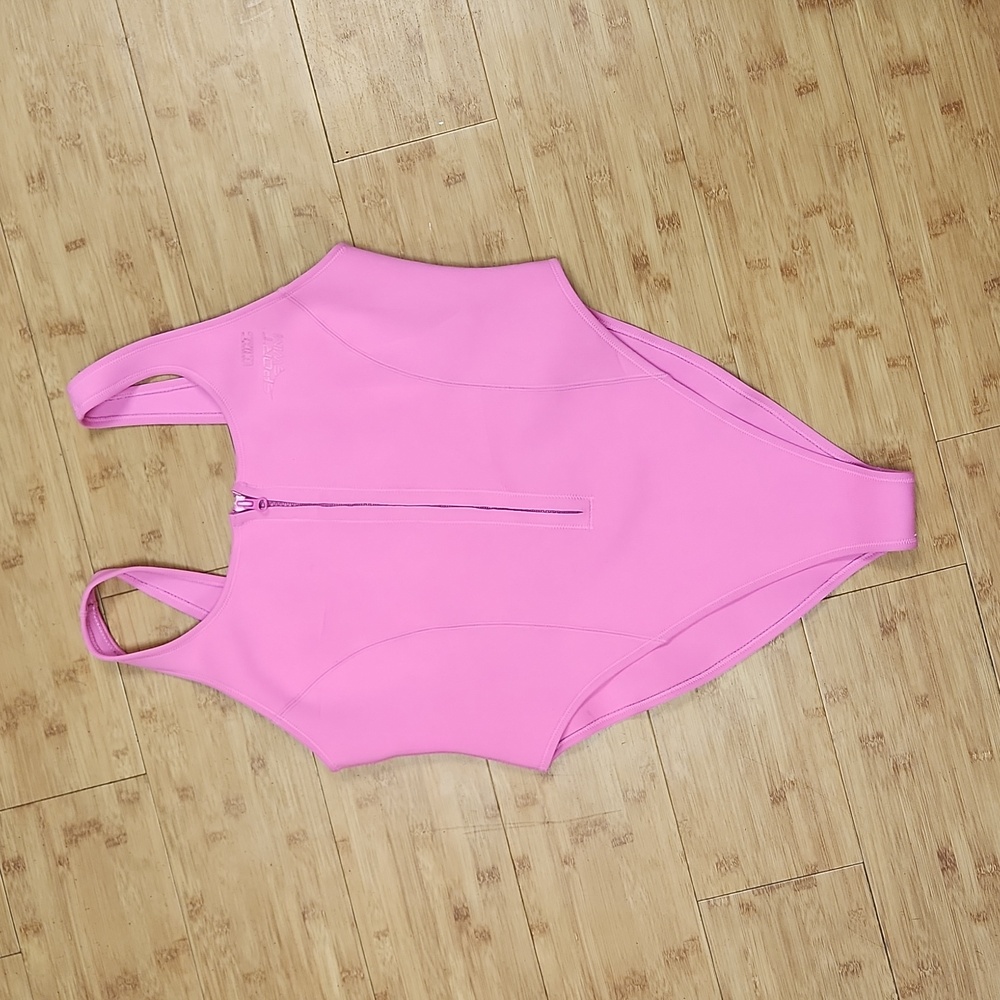 SKIMS Sport Swim: Scoop Neck One Piece Size 2x Hot Pink